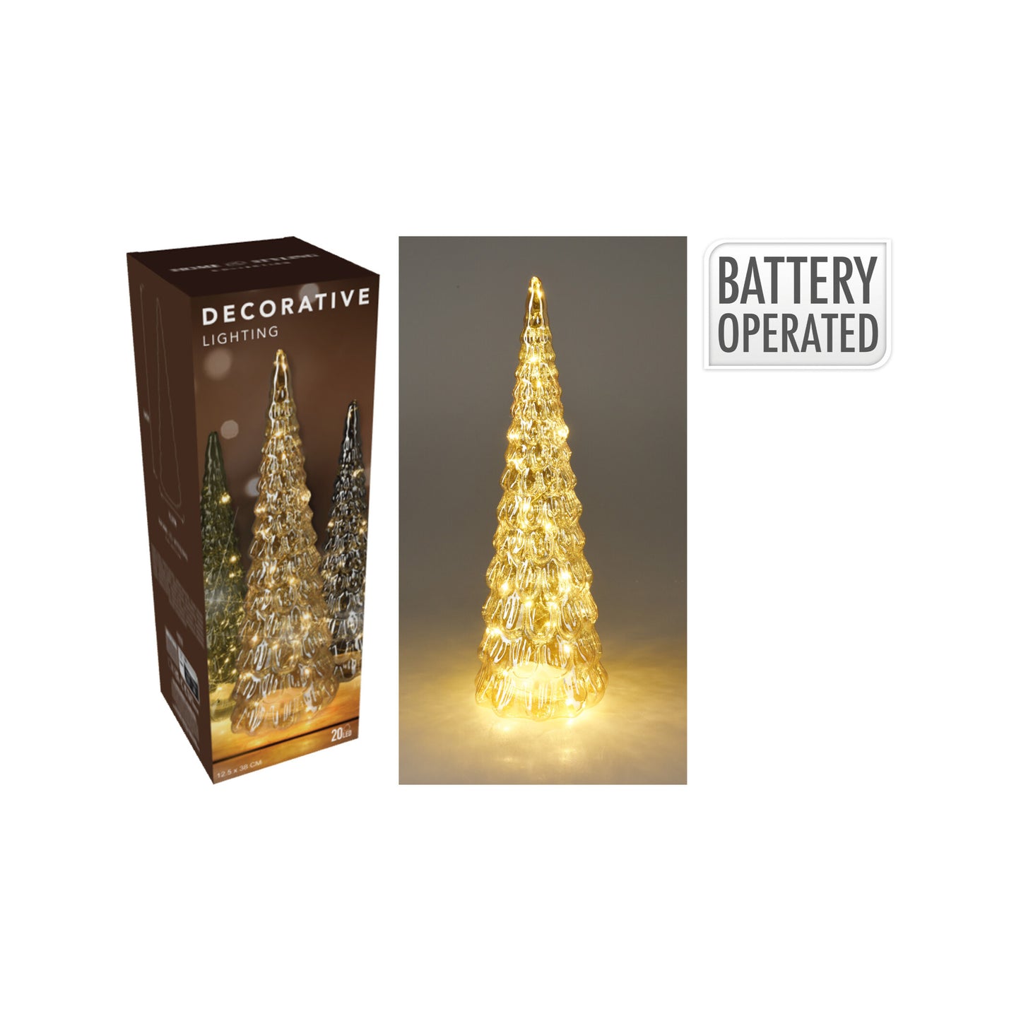 Albero in Vetro Luminoso