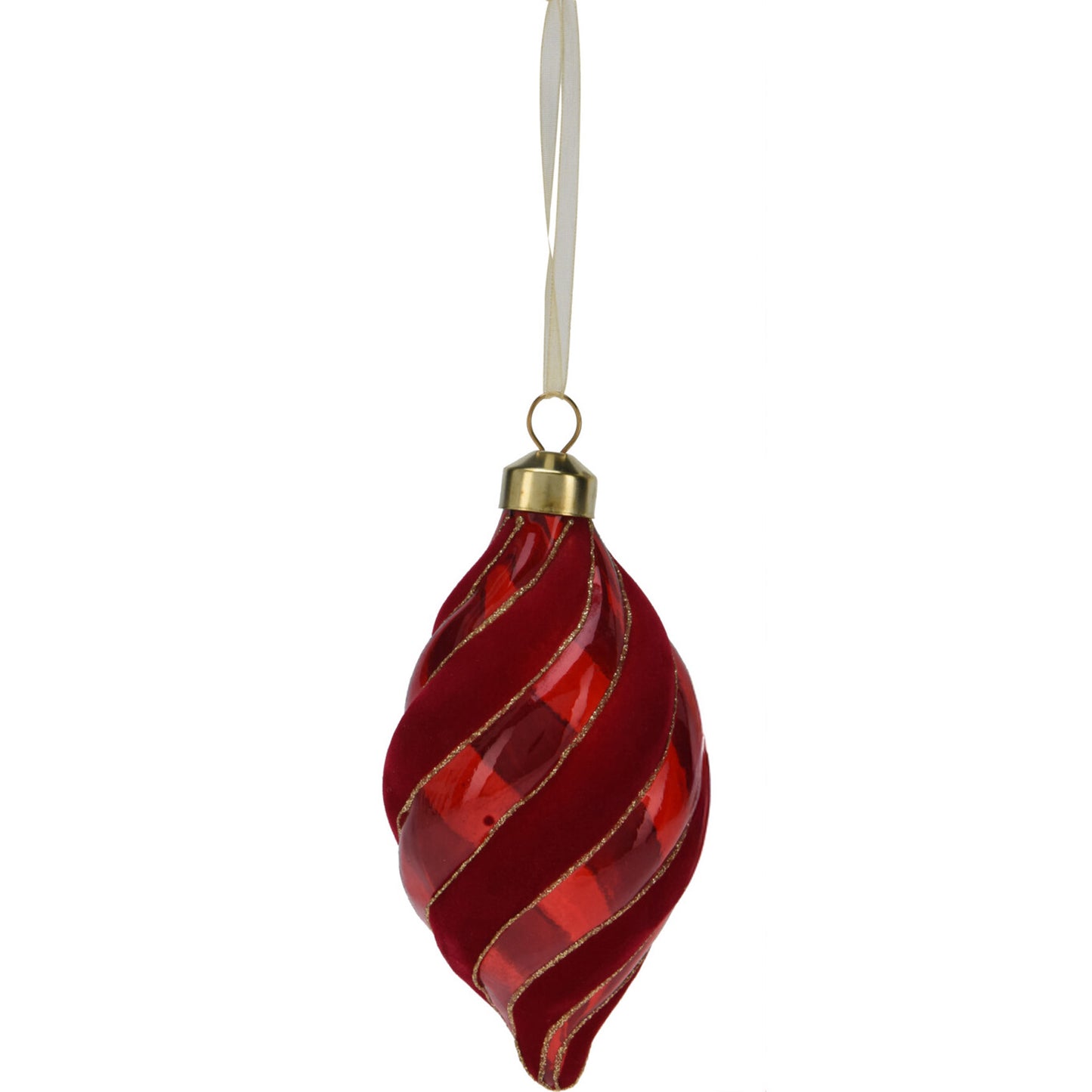 Sfera Pendente vetro e velluto