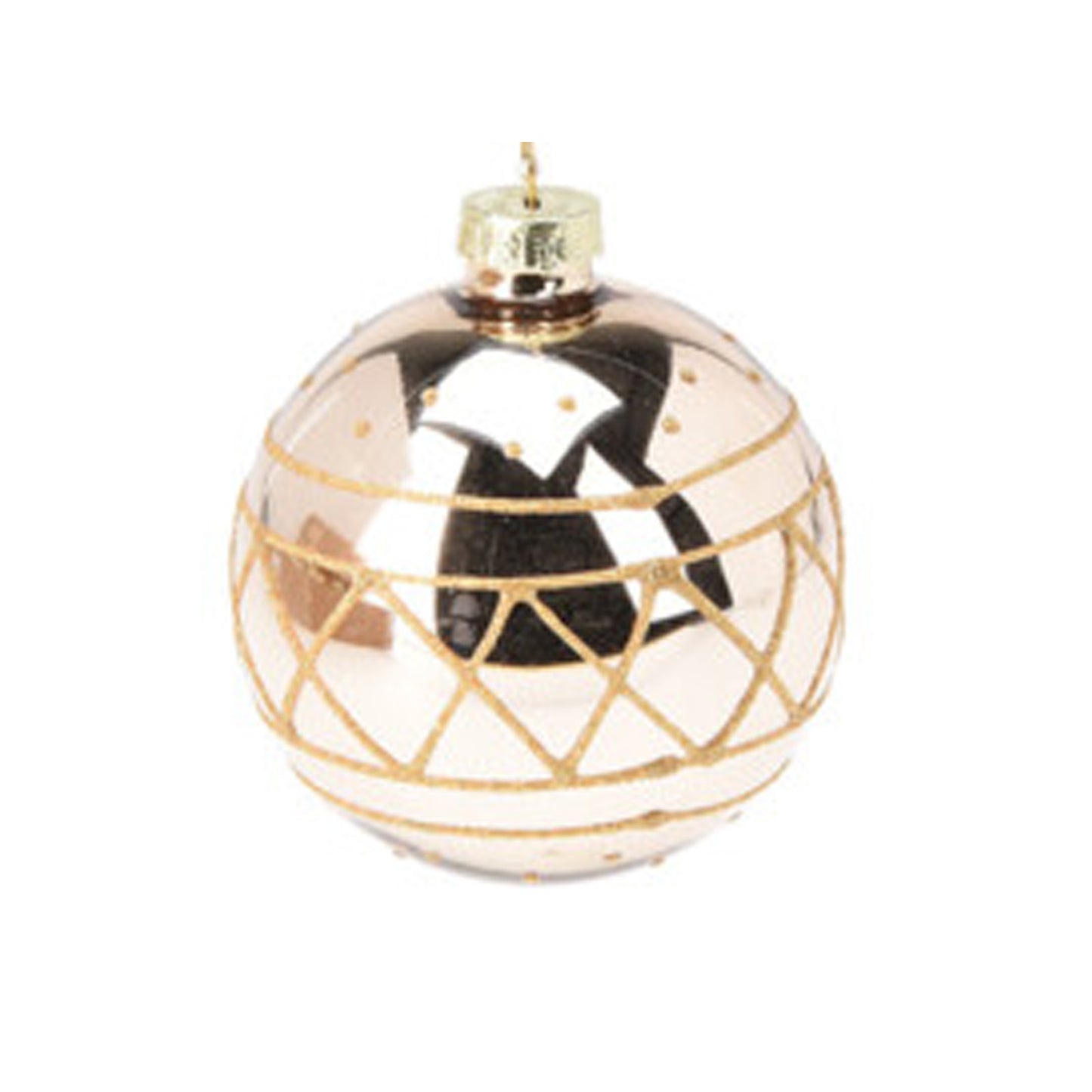 Sfera Glitter in vetro II
