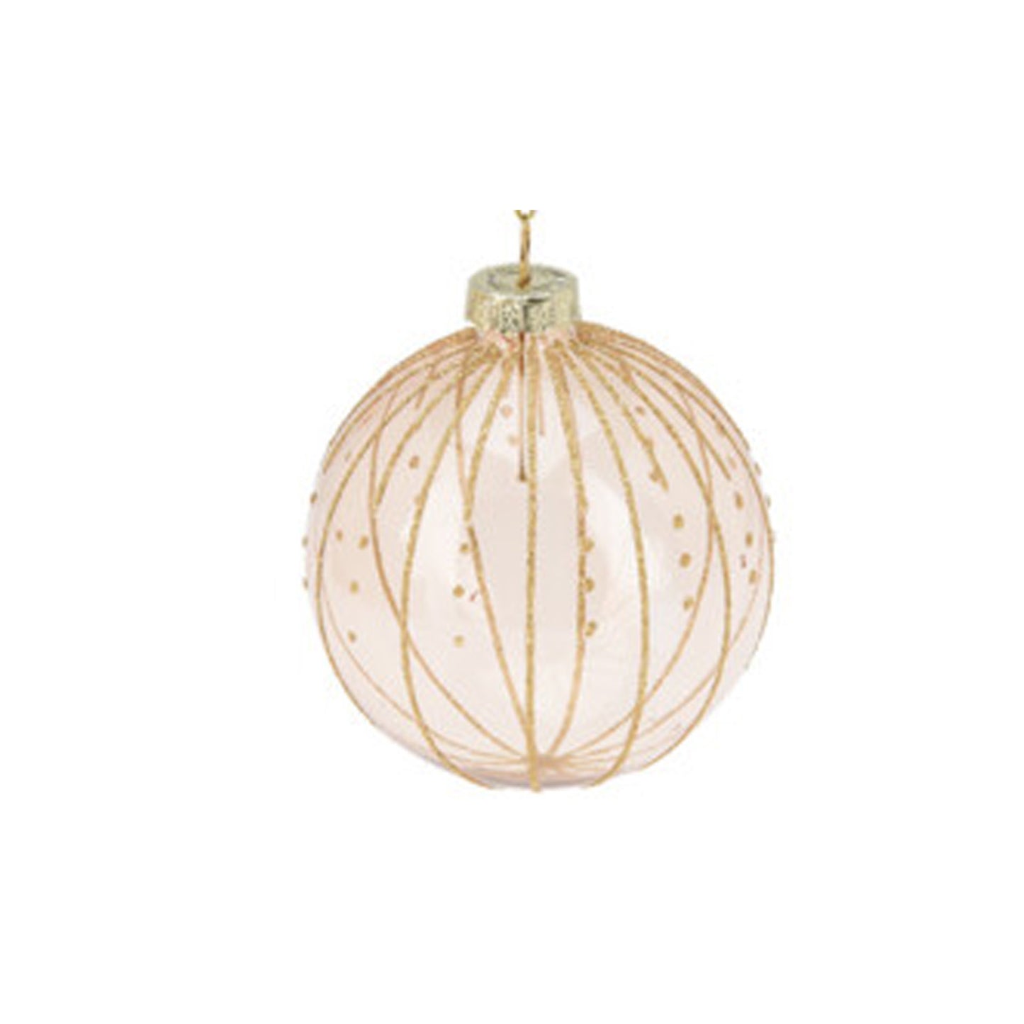 Sfera Glitter in vetro II
