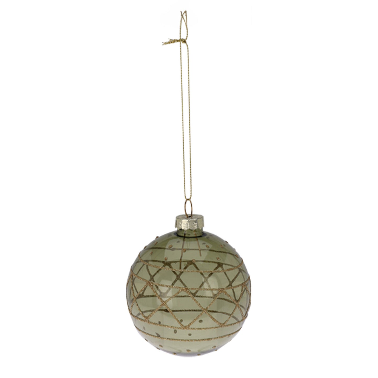 Sfera Glitter in vetro II