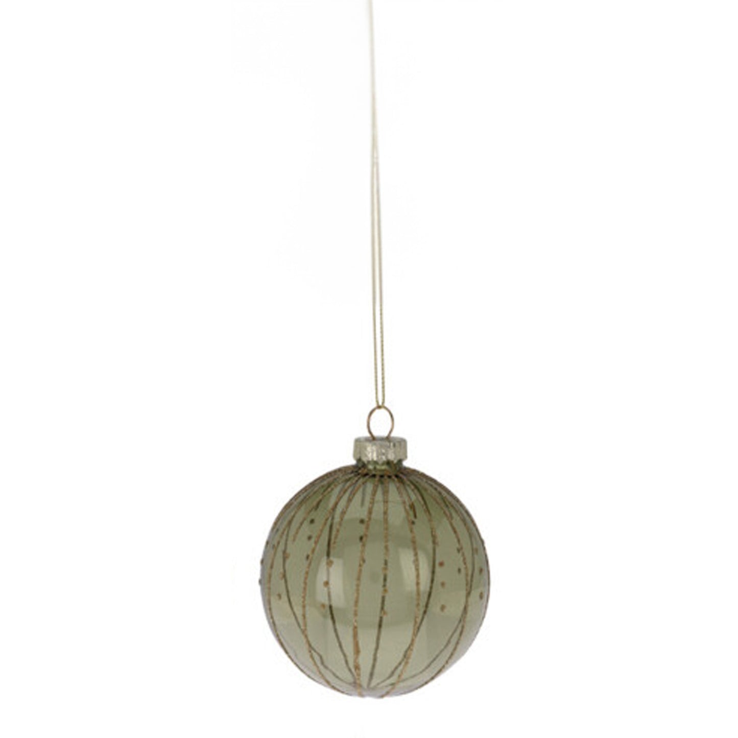 Sfera Glitter in vetro II