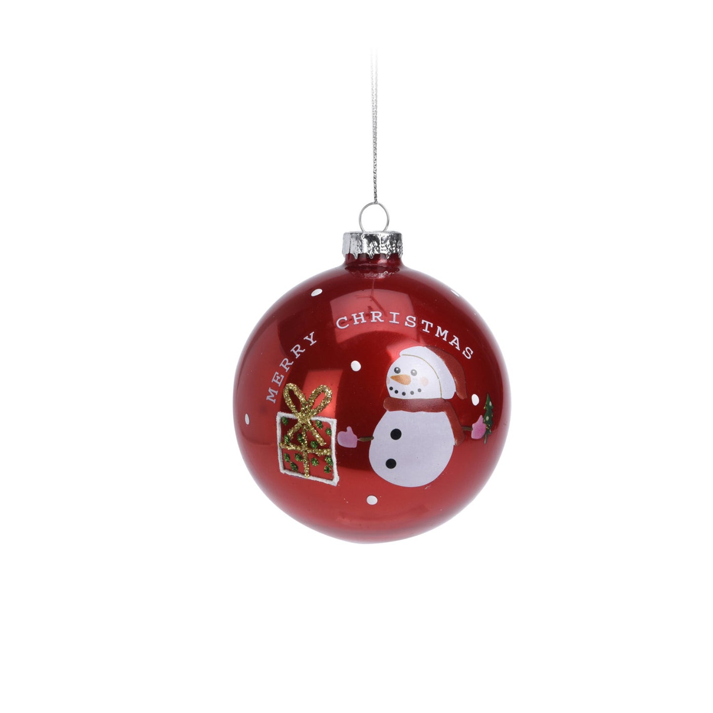 Pallina di natale in vetro CHRISTMAS