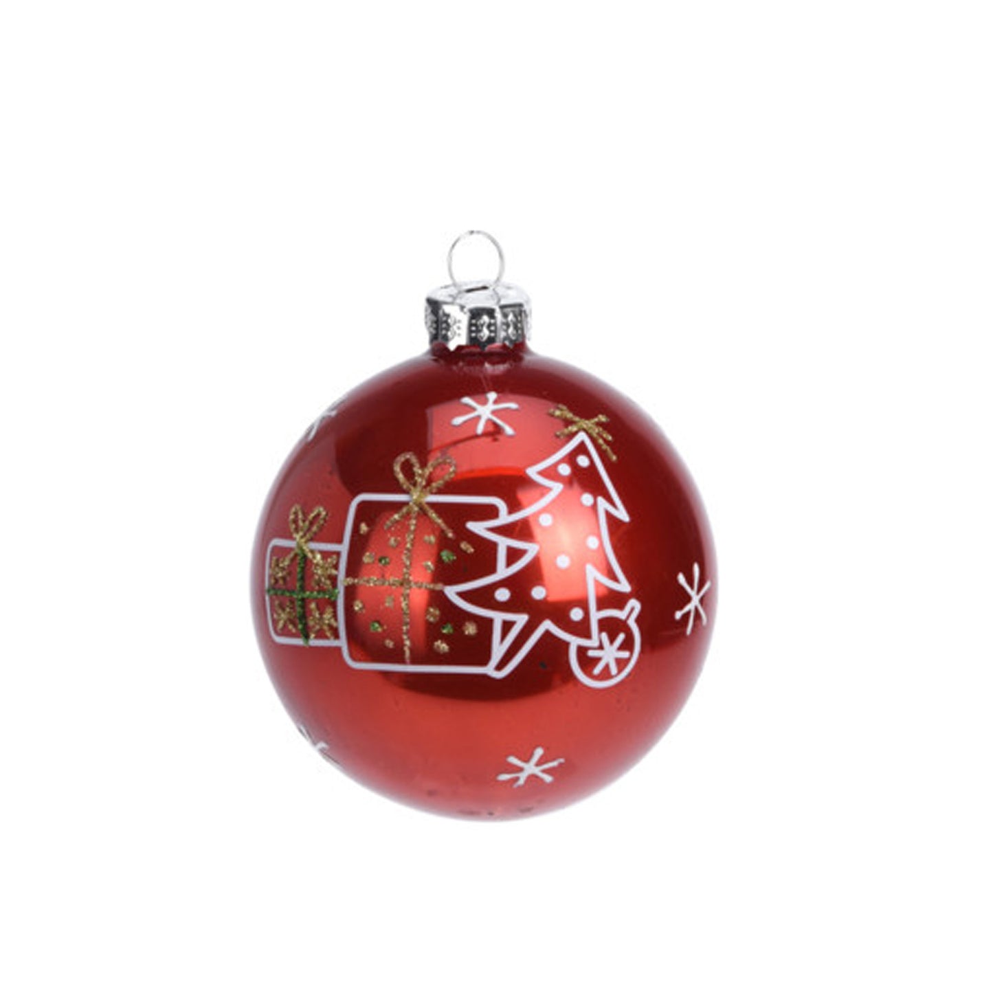 Pallina di natale in vetro CHRISTMAS
