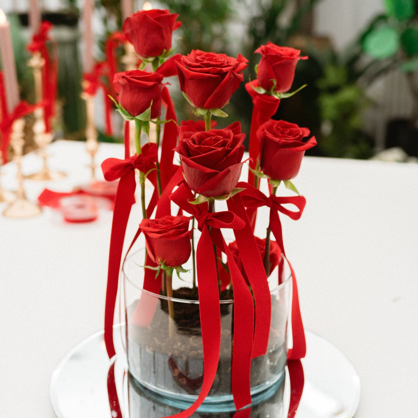 Composizione San Valentino Rose