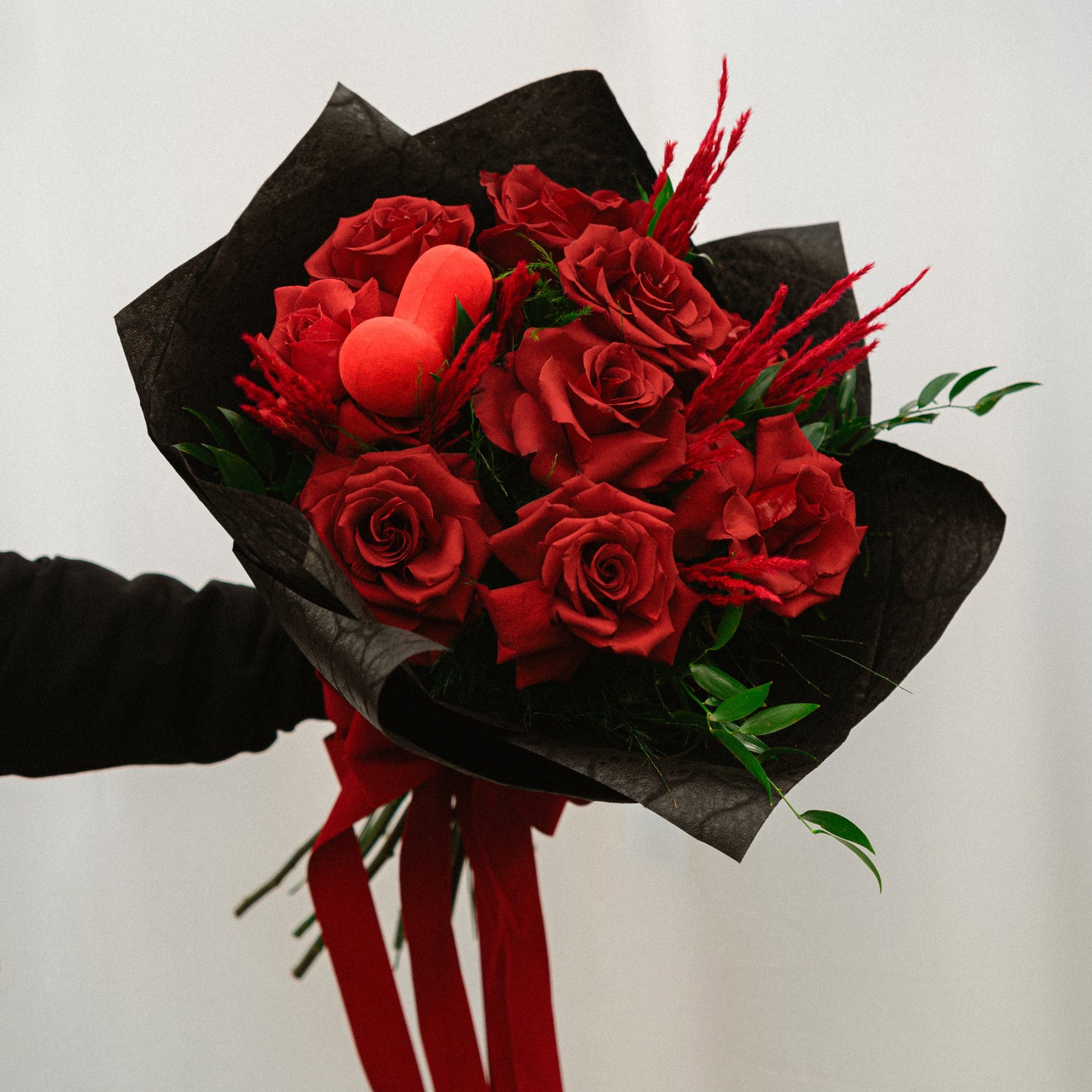 Composizione floreale di San Valentino