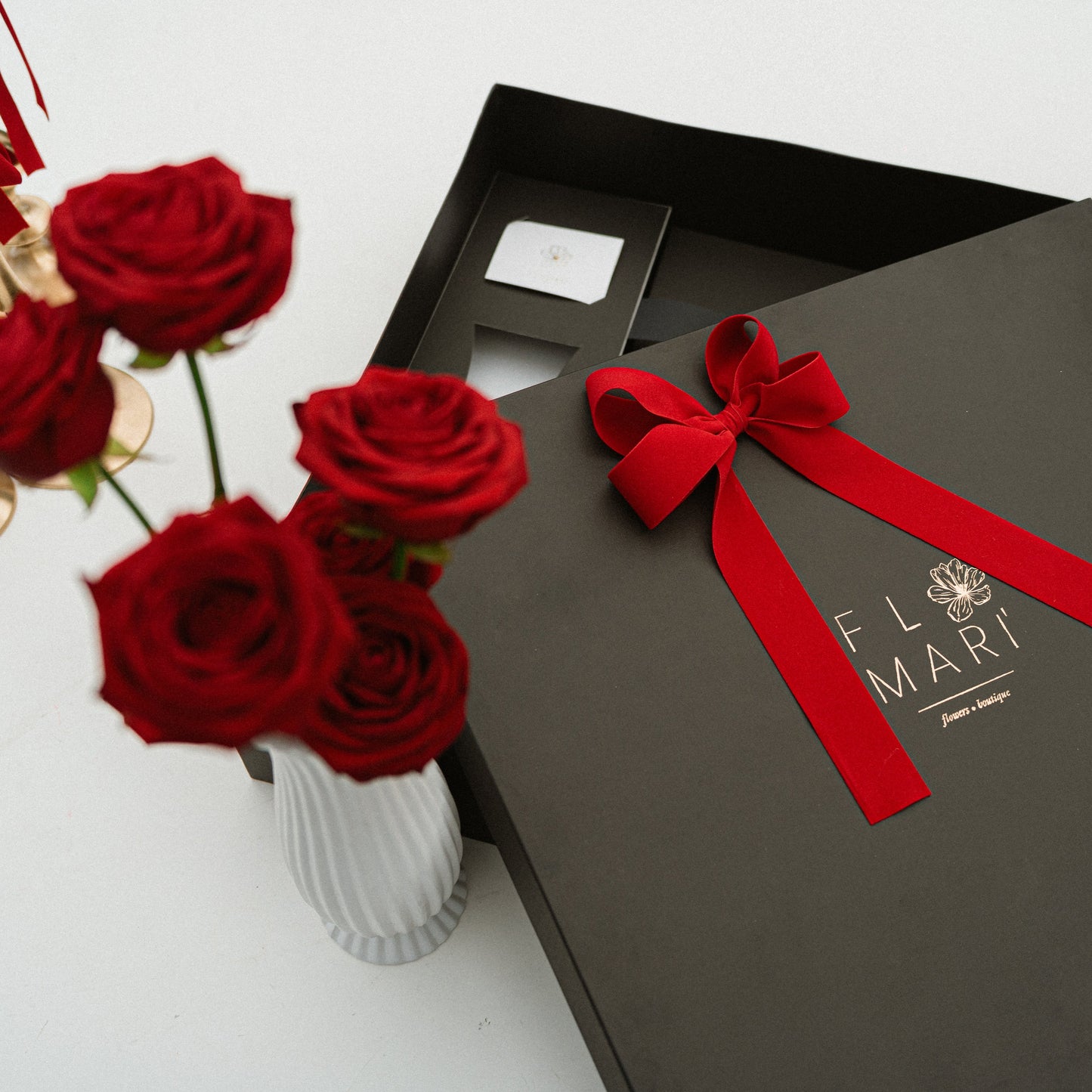 Composizione floreale San Valentino