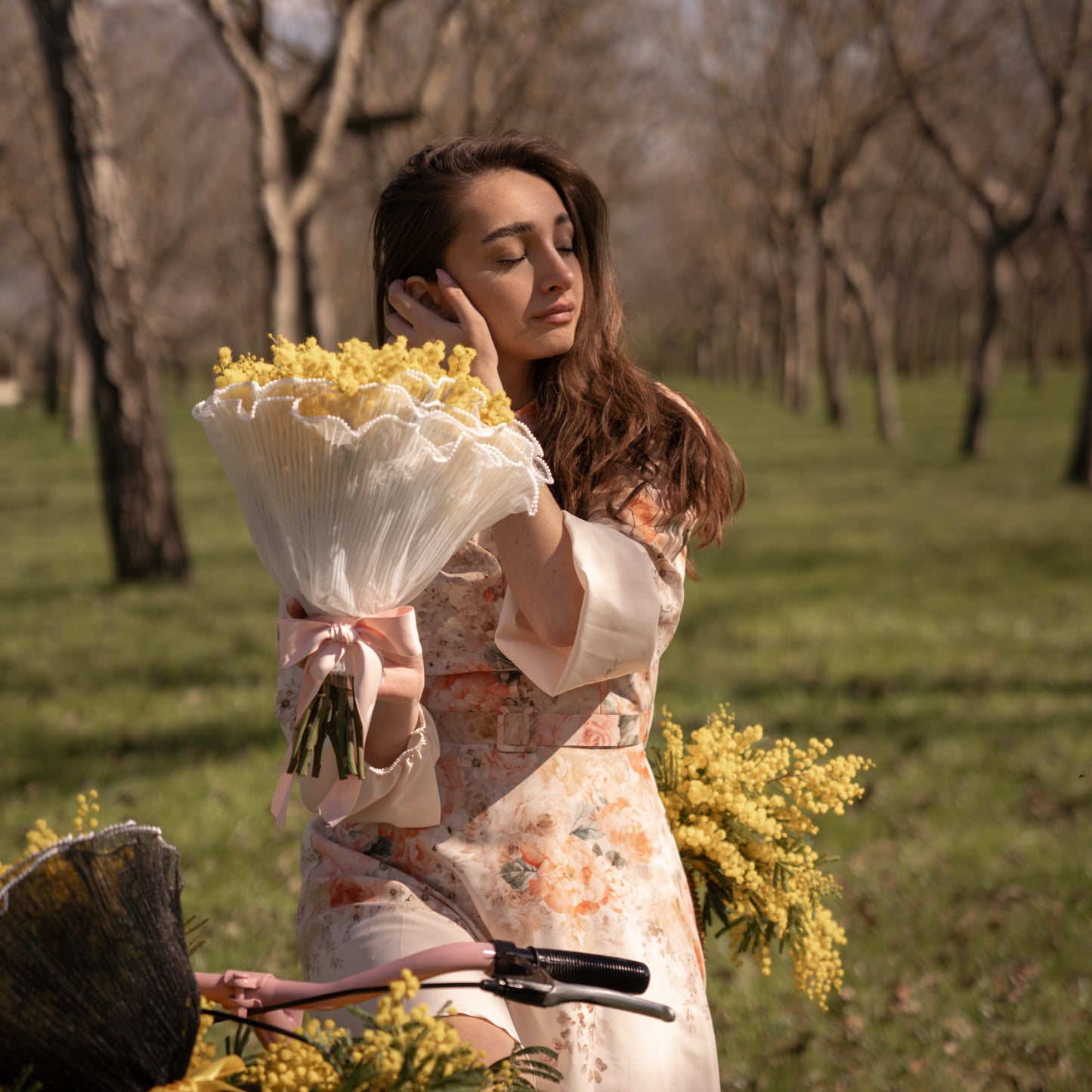 Composizione floreale festa della donna