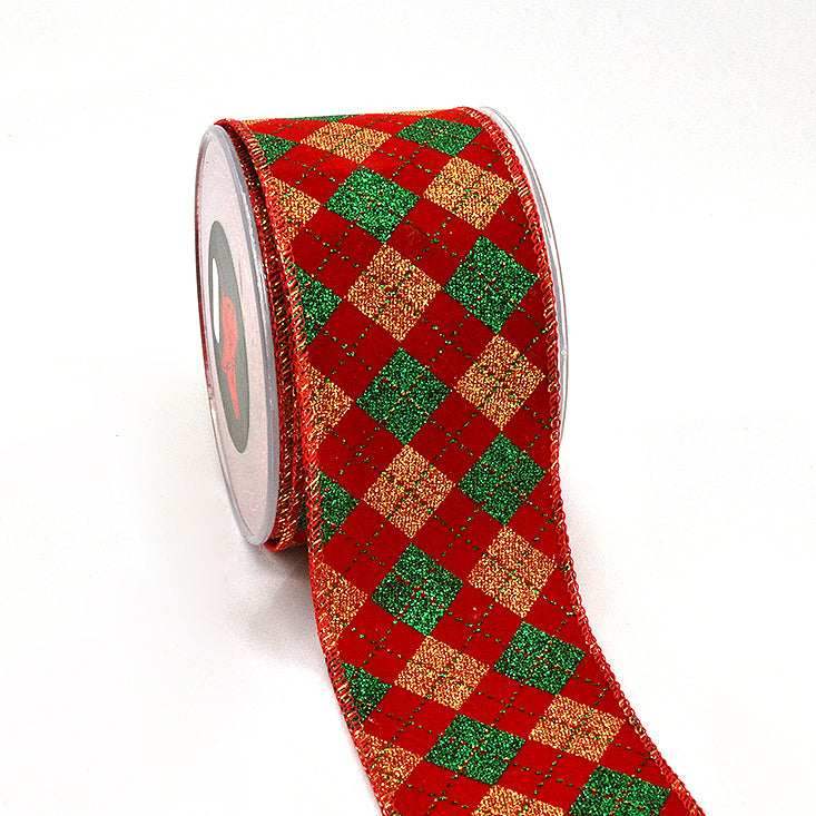 Nastro ARGYLE STRASS PATTERN