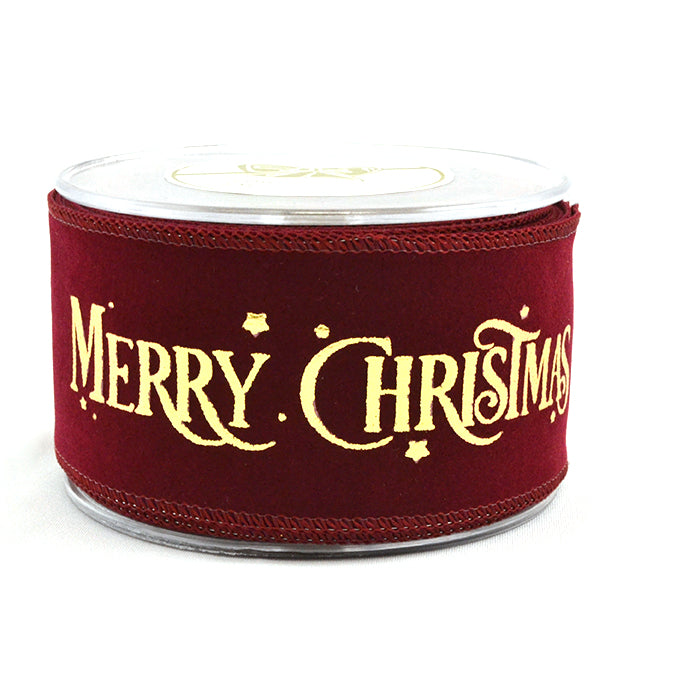 Nastro LUXURY MERRY CHRISTMAS