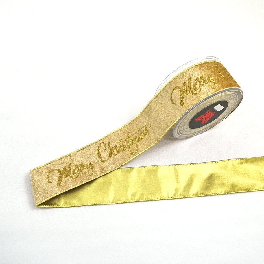 Nastro Velvet "MERRY CHRISTMAS"