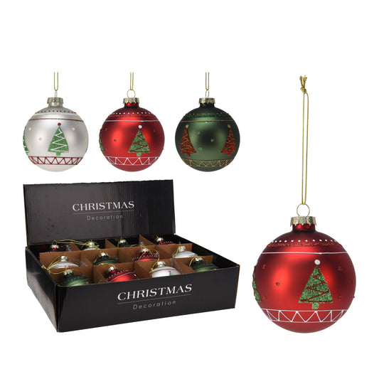 Sfera in Vetro Albero