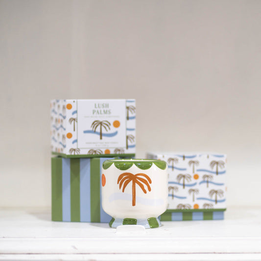 Paddywax Lush Palms - Dewy Melon, Violet & Driftwood