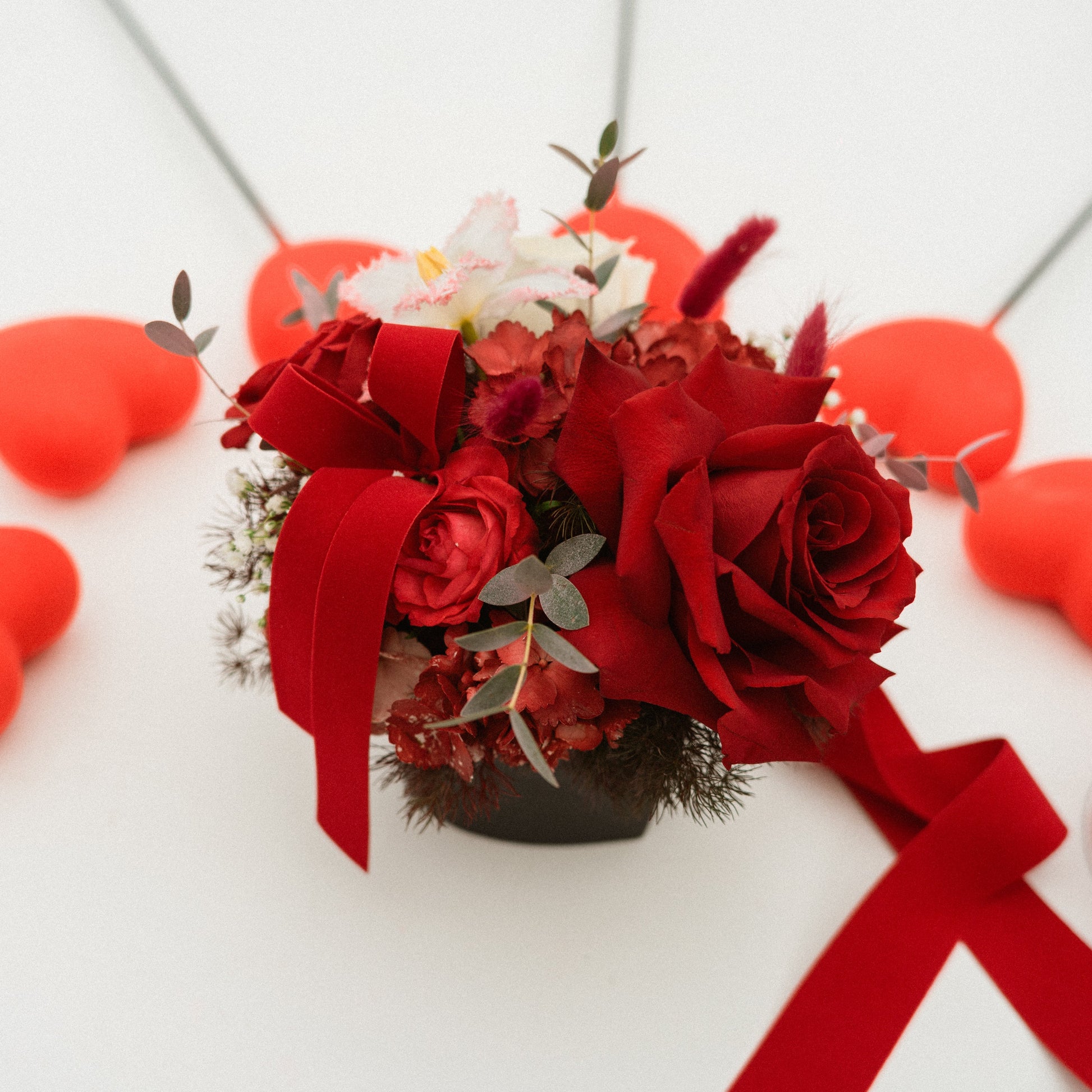Composizione San Valentino Rose