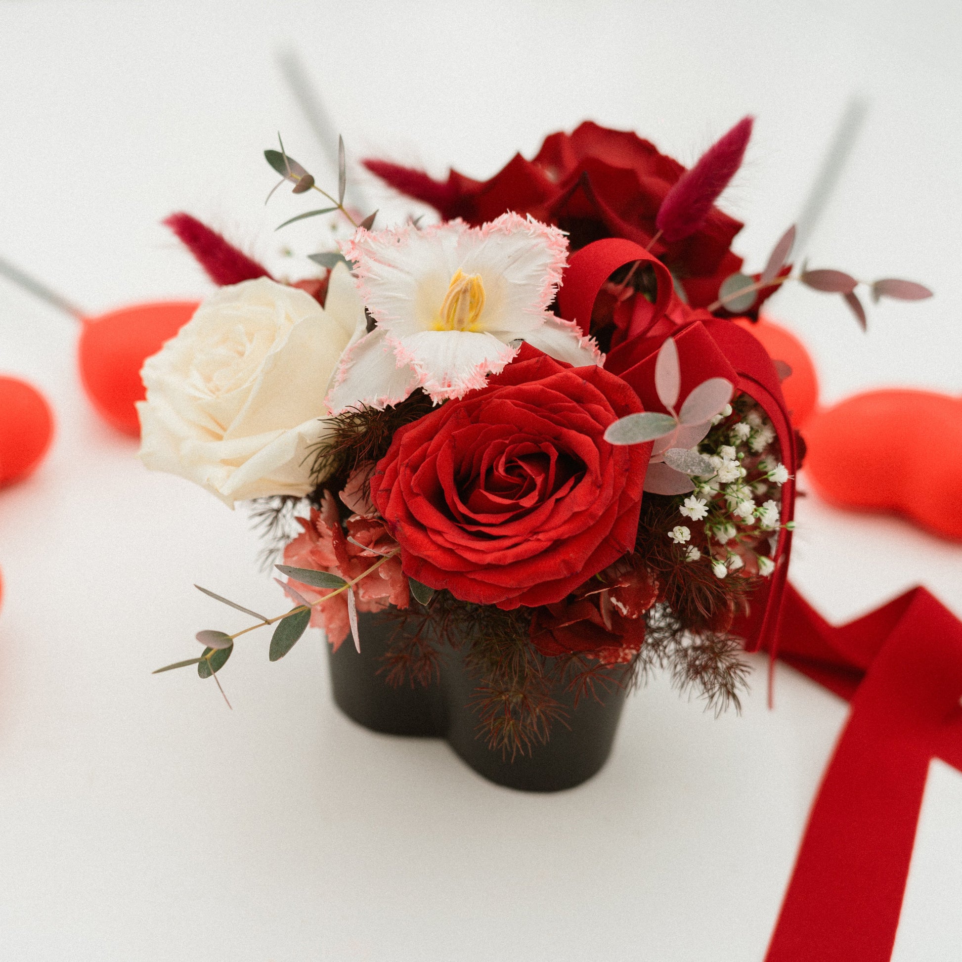Composizione San Valentino Rose