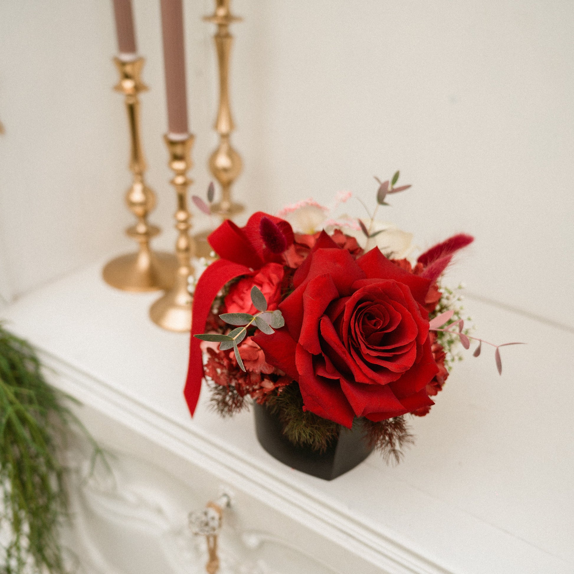 Composizione San Valentino Rose