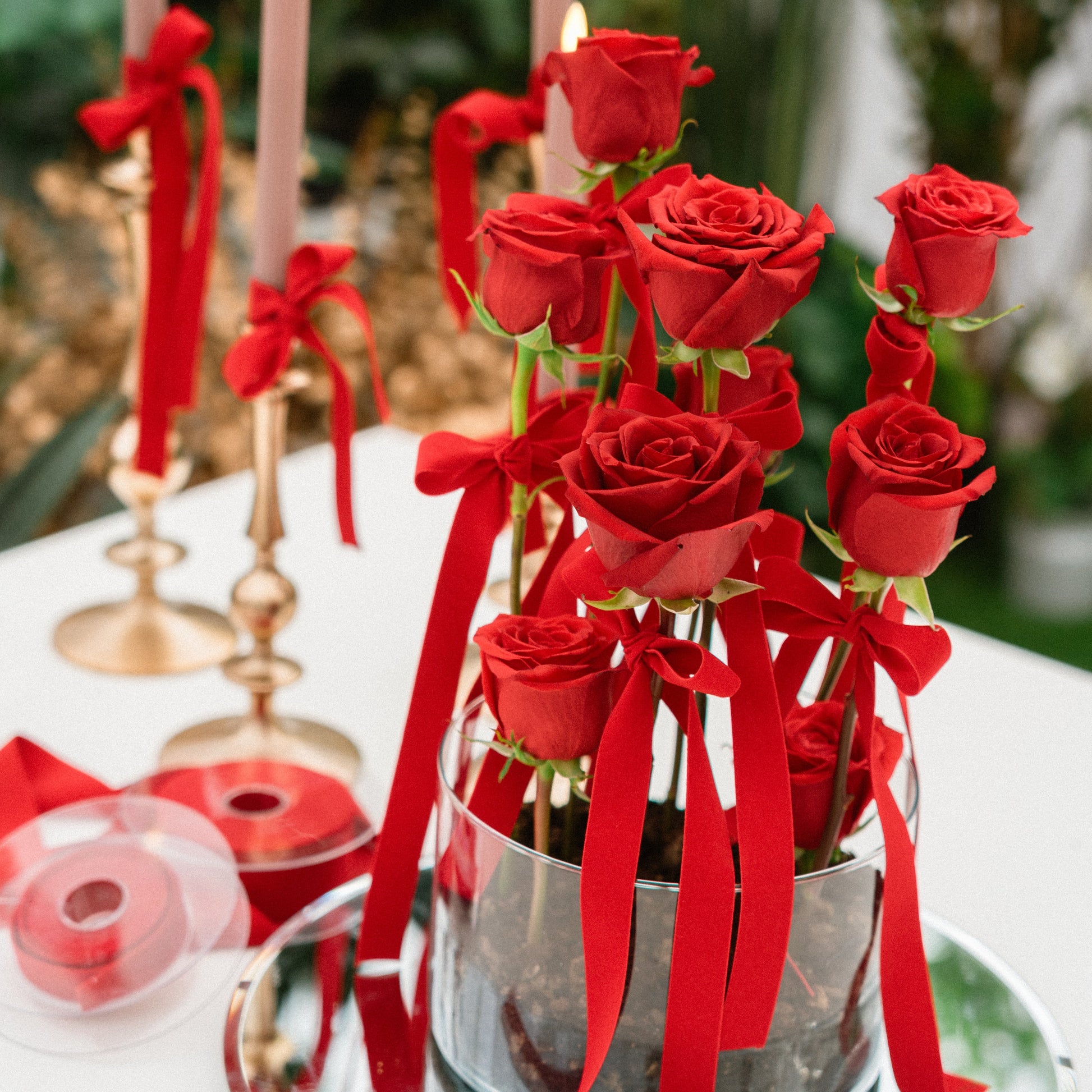 Composizione San Valentino Rose