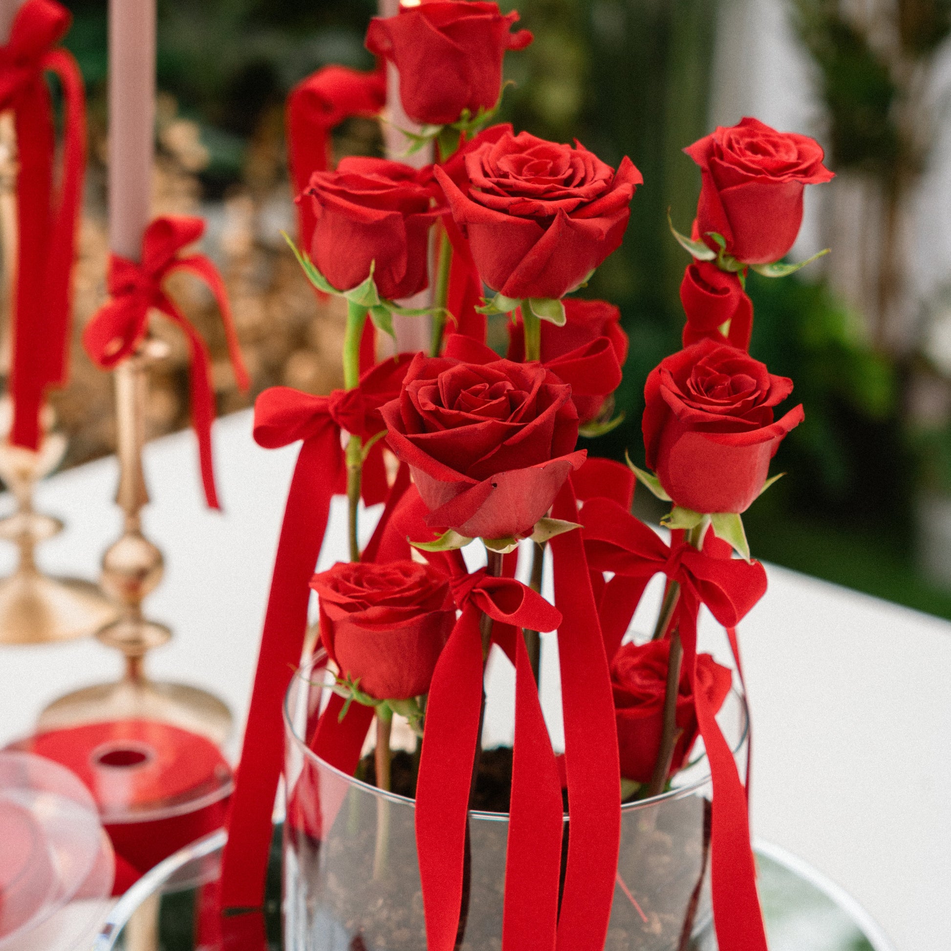 Composizione San Valentino Rose